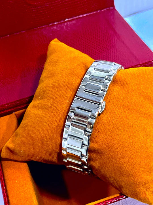 Patek Philippe silver date with unique dial