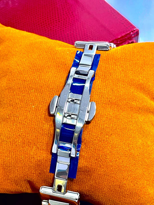 Patek Philippe silver date with unique dial